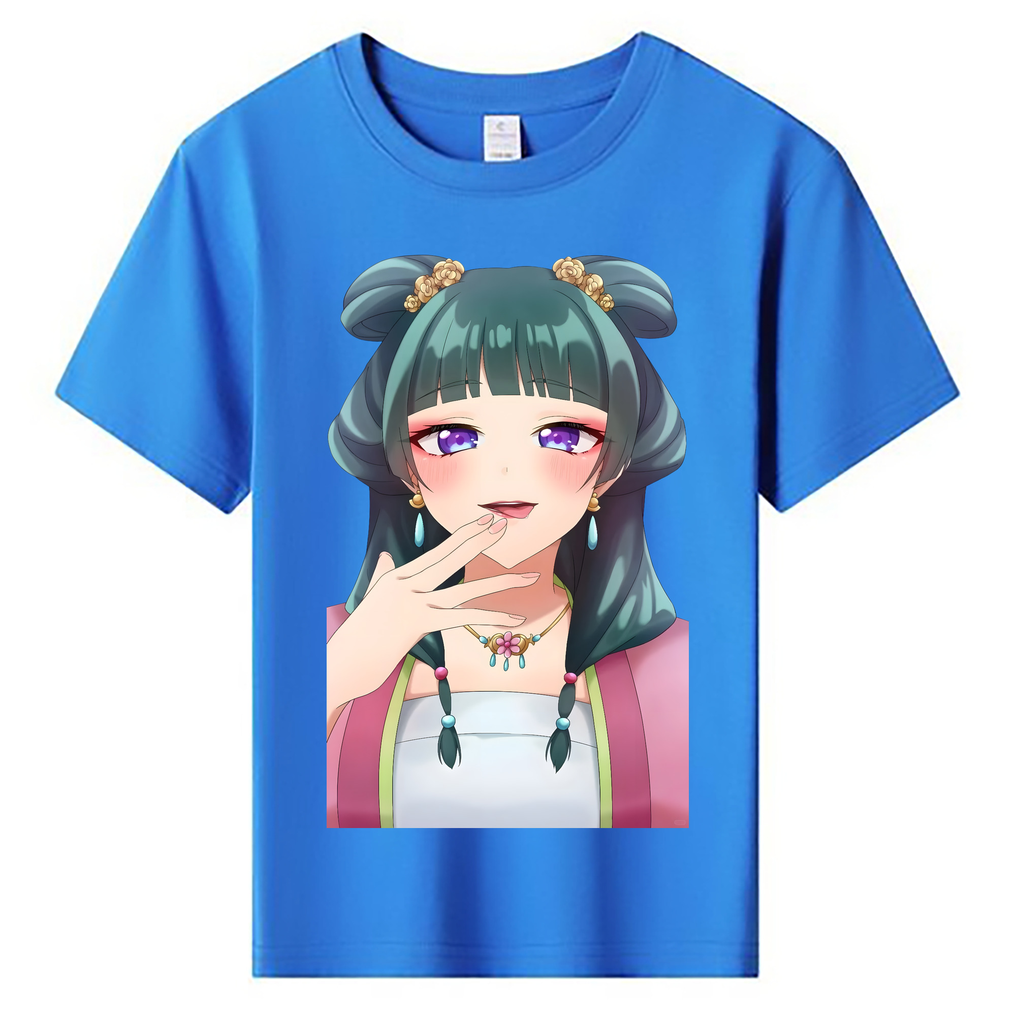 （画像用） 薬屋のひとりごと The Apothecary Diaries 綿100％キッズTシャツ（フロントプリント）